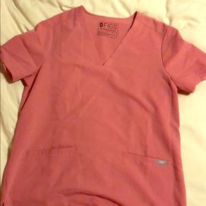 NWOT figs scrub top quartz